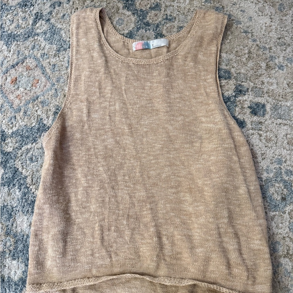 Free People Tan Tank Top